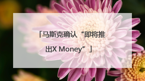 马斯克确认“即将推出X Money”