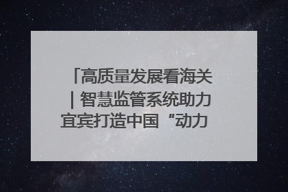 高质量发展看海关｜智慧监管系统助力宜宾打造中国“动力电池之都”