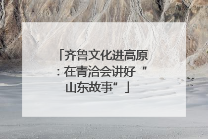 齐鲁文化进高原：在青洽会讲好“山东故事”
