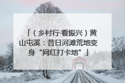 （乡村行·看振兴）黄山屯溪：昔日河滩荒地变身“网红打卡地”