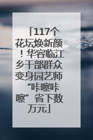 117个花坛焕新颜！华容临江乡干部群众变身园艺师 “咔嚓咔嚓”省下数万元