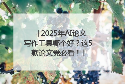 2025年AI论文写作工具哪个好？这5款论文党必看！