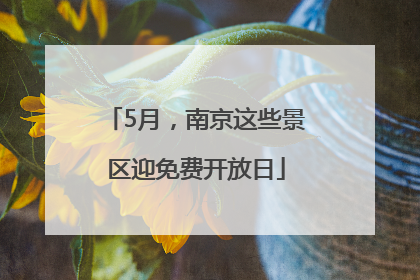 5月，南京这些景区迎免费开放日